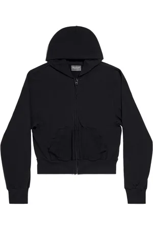 Balenciaga Zip-up cotton hoodie