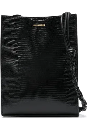 Jil Sander Tangle Rings leather crossbody bag