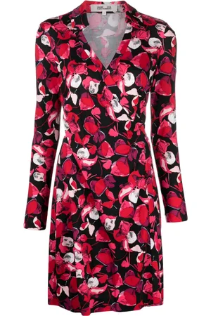 Diane von Furstenberg Jeanne floral-print wrap dress