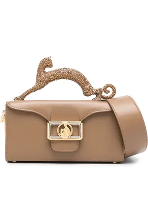Lanvin Nano Pencil Cat rhinestone-embellished tote bag