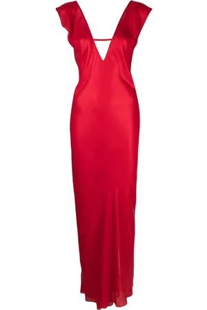 Parlor Starlet fishtail maxi dress