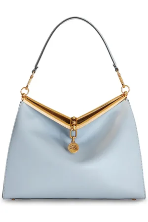 Etro Large Vela leather shoulder bag