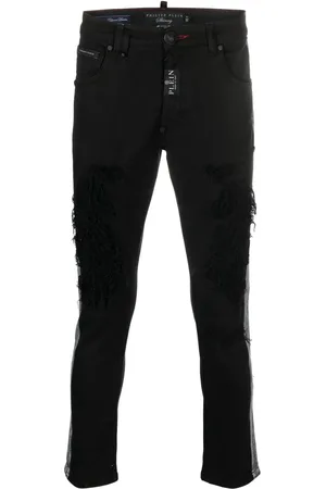 Philipp Plein Stripe-detail skinny jeans