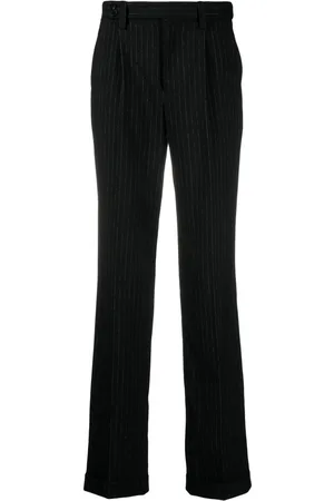 Zadig & Voltaire Pinstriped pressed-crease tailored trousers