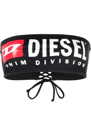Diesel Bfb-Bryna logo-print bikini top