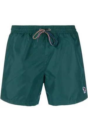 Paul Smith Zebra-motif drawstring-waist swim shorts