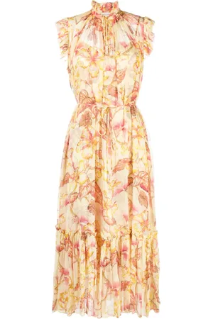 ZIMMERMANN Matchmaker floral-print midi dress