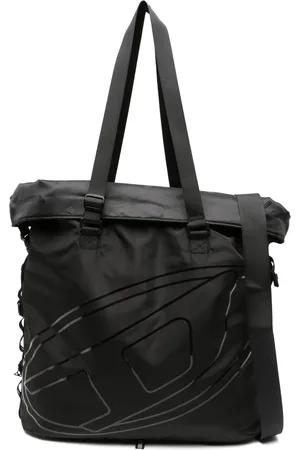 Diesel Drape roll-top tote bag