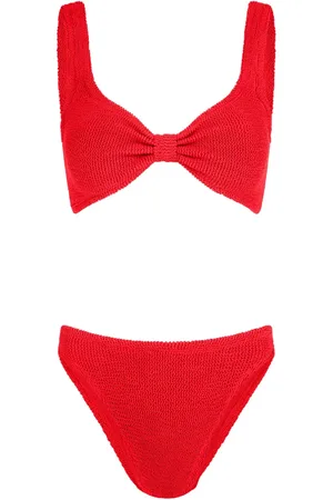 Hunza G Bonnie seersucker bikini