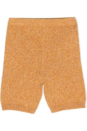 Cashmere In Love York mélange-effect knitted shorts