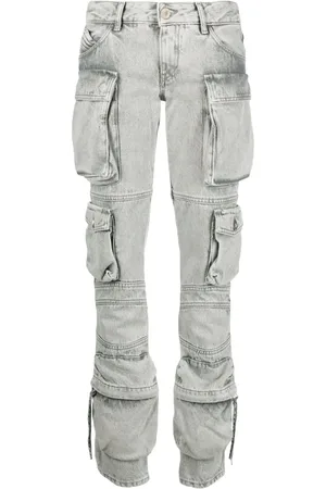 The Attico Essie straight-leg cargo jeans