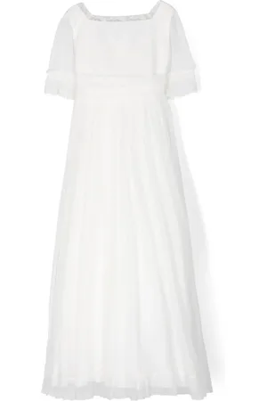 Amaya Lace-trim communion dress