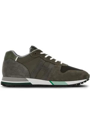 Hogan H383 panelled lace-up sneakers