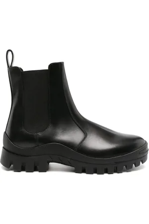 The Row Ankle-length leather chelsea boots