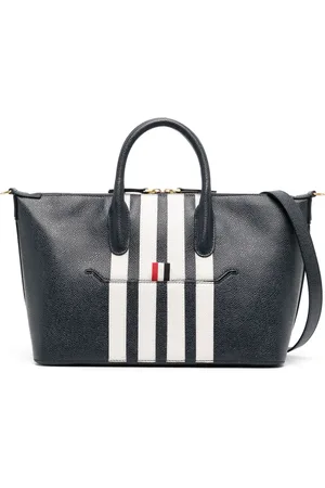 Thom Browne 4-Bar Stripe tote bag
