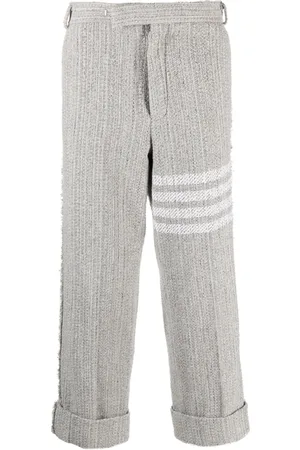 Thom Browne 4-Bar cotton tweed trousers