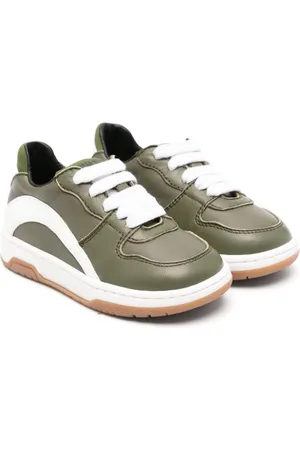 Dsquared2 Panelled leather sneakers