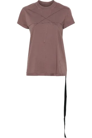 Rick Owens Tonal-stitching cotton T-shirt