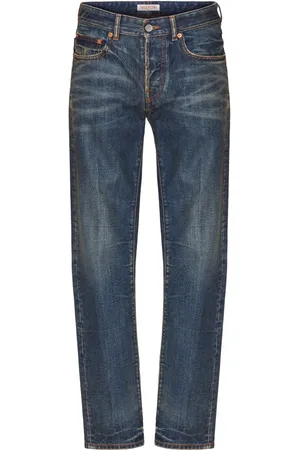 VALENTINO GARAVANI V-detail straight-leg jeans