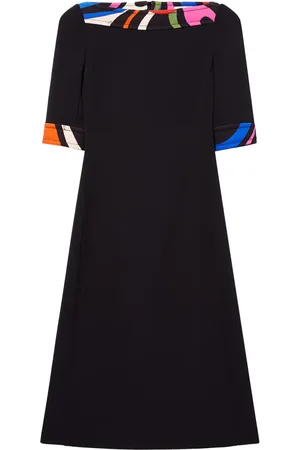 Puccini Iride-print midi dress