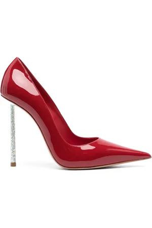 LE SILLA Bella 120mm patent-finish leather pumps