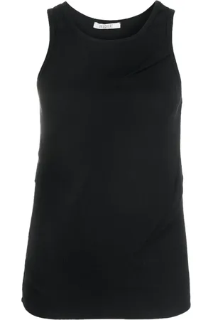 Gauchere Round-neck sleeveless tank top