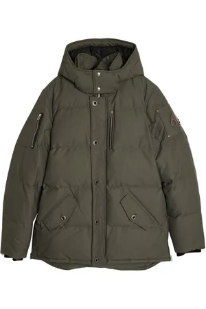 Moose Knuckles Forrestville 3 logo-plaque padded jacket