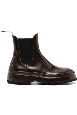 Jacquemus Les Chelsea Pavane leather boots