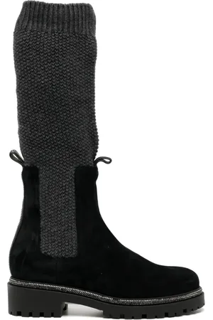 RENE CAOVILLA Cortina 50mm suede Chelsea boots