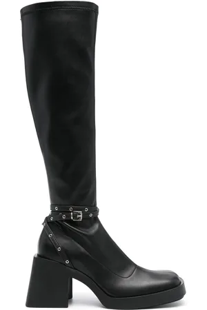 Justine Clenquet Chloe 90mm leather boots