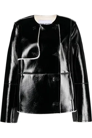 Stand Studio Lara faux-shearling double-breasted jacket