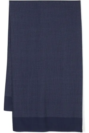 Fursac Micro-dot wool scarf