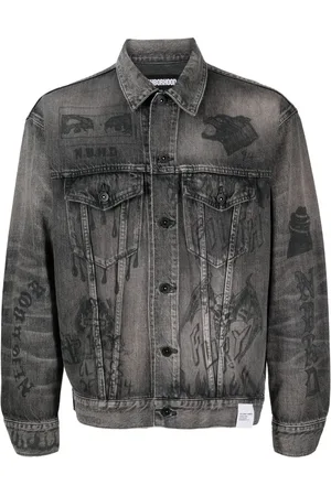 Grey colour 2025 denim jacket