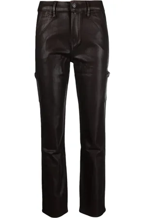 Paige Logo-patch tapered trousers