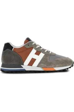 Hogan H383 panelled leather sneakers