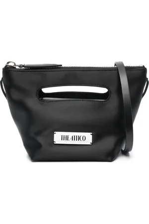 The Attico Via Del Giardini satin crossbody bag