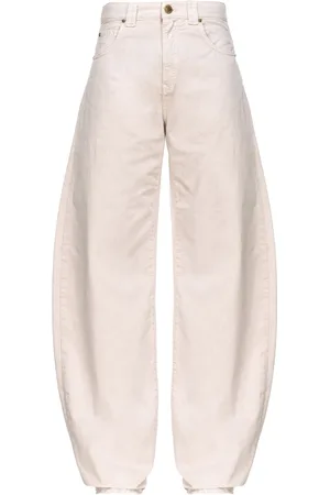 Pinko High-waisted tapered jeans