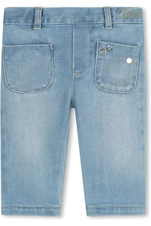 Chloé Patch-pocket straight-leg jeans