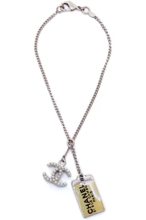 CHANEL Pre-Owned 2007 CC Clover Charm Necklace - Farfetch