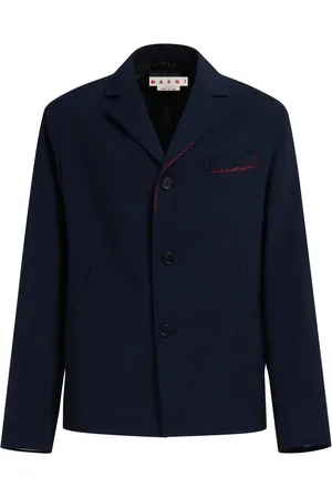 Marni Contrast-stitch wool blazer