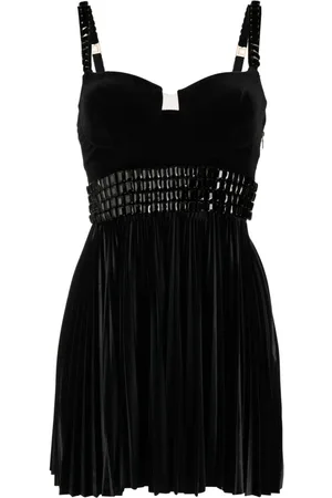 Elisabetta Franchi Crystal-embellished flared minidress