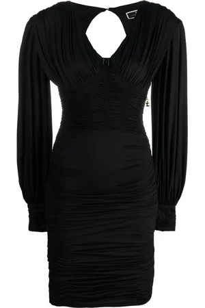 Elisabetta Franchi Gathered bustier mini dress