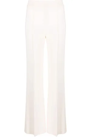 Elisabetta Franchi Pressed-crease palazzo trousers