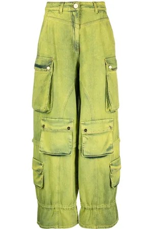 Elisabetta Franchi Drawstring-hem wide-leg cargo pants