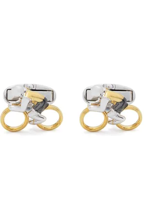 Paul Smith Cycle logo-engraved cufflinks