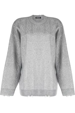 Ground Zero Graphic-print distressed-finish jumper