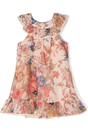 ZIMMERMANN August floral-print cotton dress
