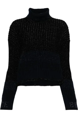 Iceberg Glitter-detail ribbed-knit jumper