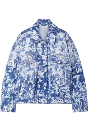 Stella McCartney Animal Forest-print denim jacket