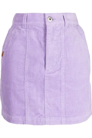 Chocoolate A-line corduroy mini skirt